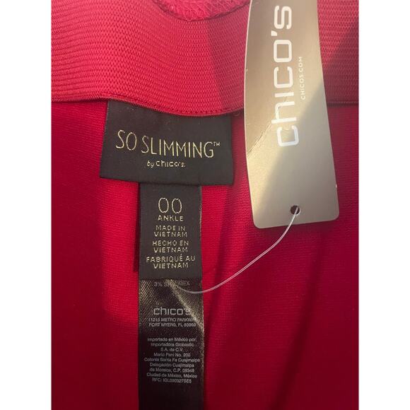 So Slimming Chico's Ankle Pants Size 00 - Picture 4 of 6